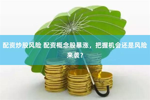 配资炒股风险 配资概念股暴涨，把握机会还是风险来袭？