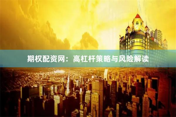 期权配资网：高杠杆策略与风险解读